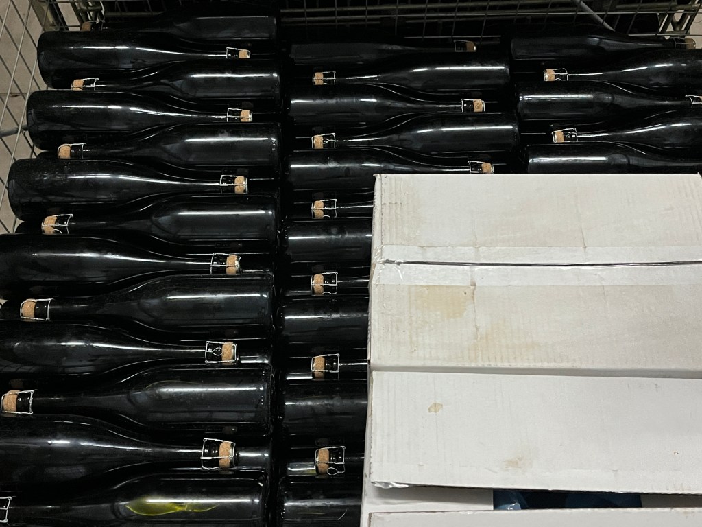 Sparkling wine at  Caelum Winery Uco Valley Argentina