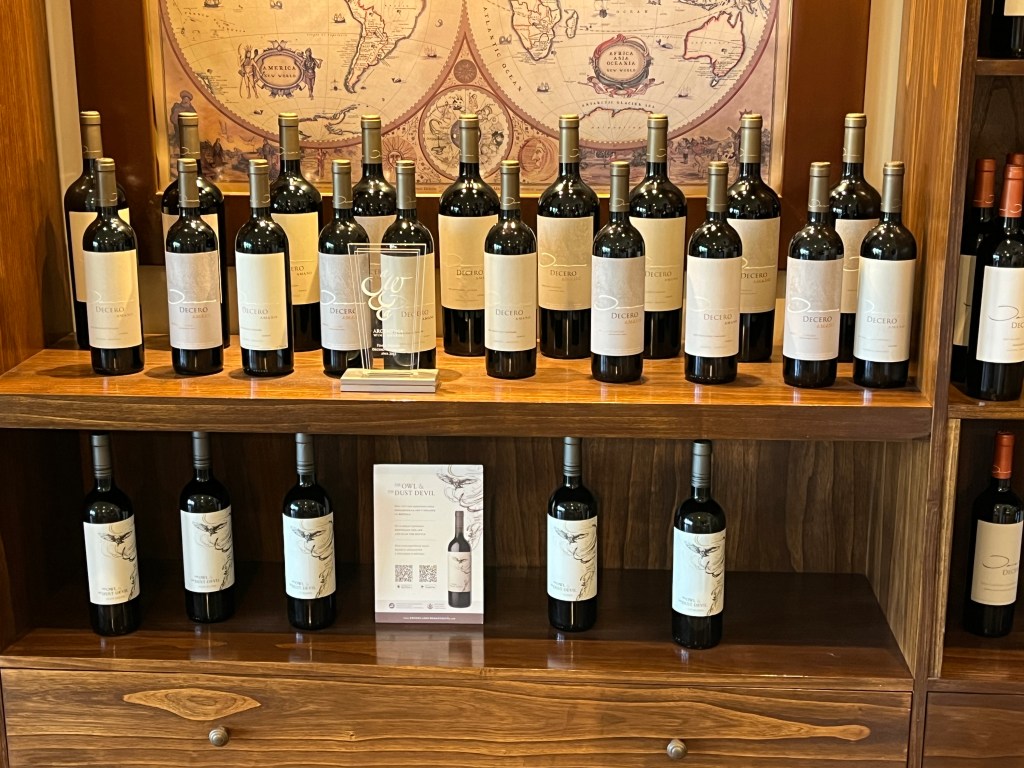 wines at Finca Decero Uco Valley Argentina